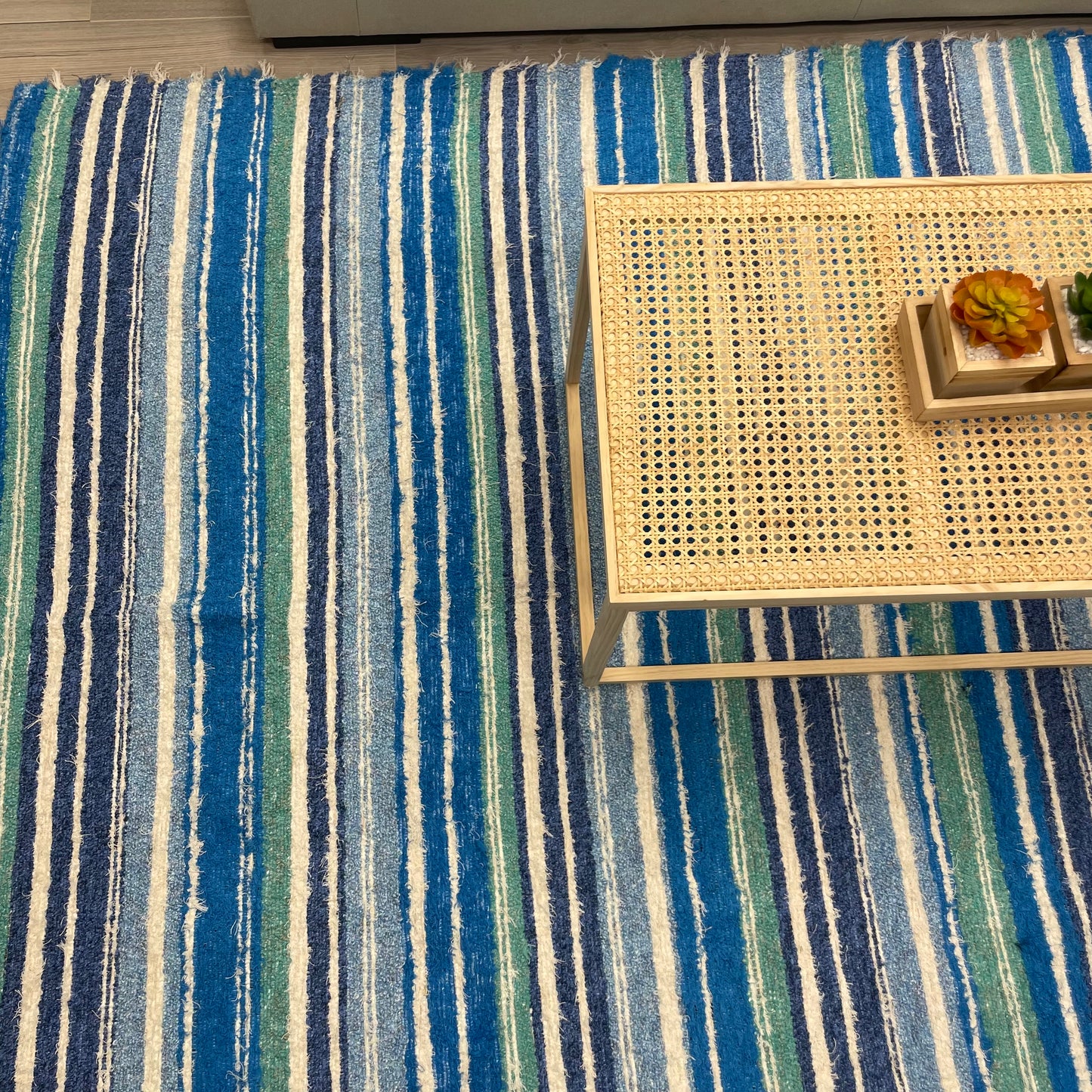 Alfombra turquesa - Jarapa Home